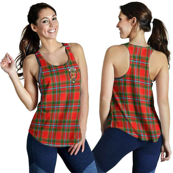 Drummond Tartan Classic Crest Women Racerback Tank