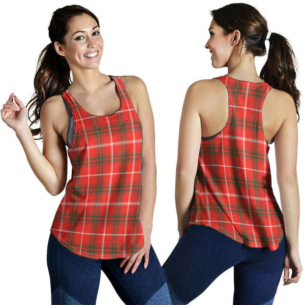 Duke of Rothesay Modern Tartan Classic Women Racerback Tank