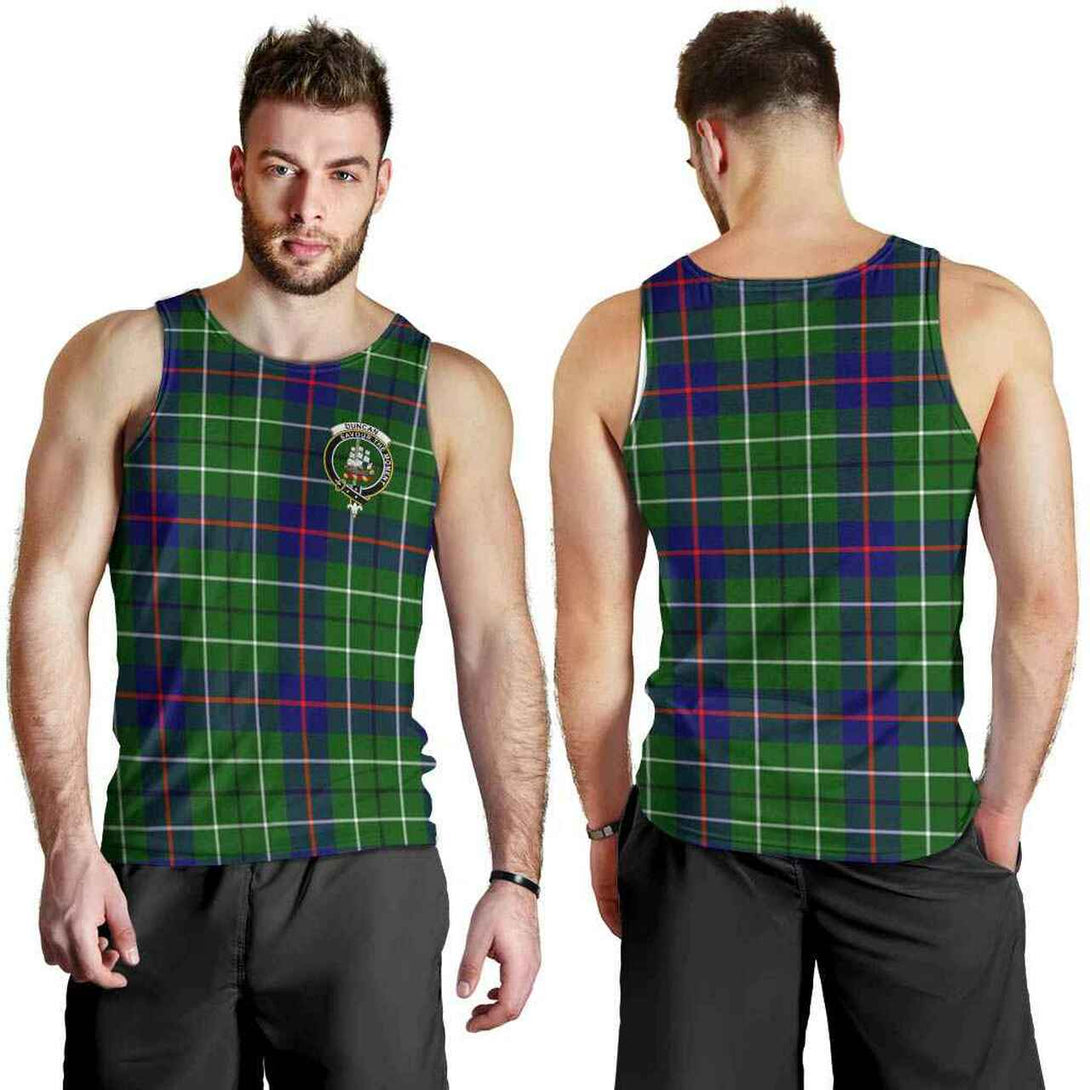 Duncan Tartan Classic Crest Men Tank Top