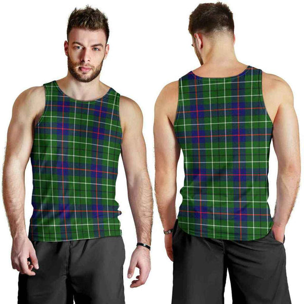 Duncan Modern Tartan Classic Men Tank Top