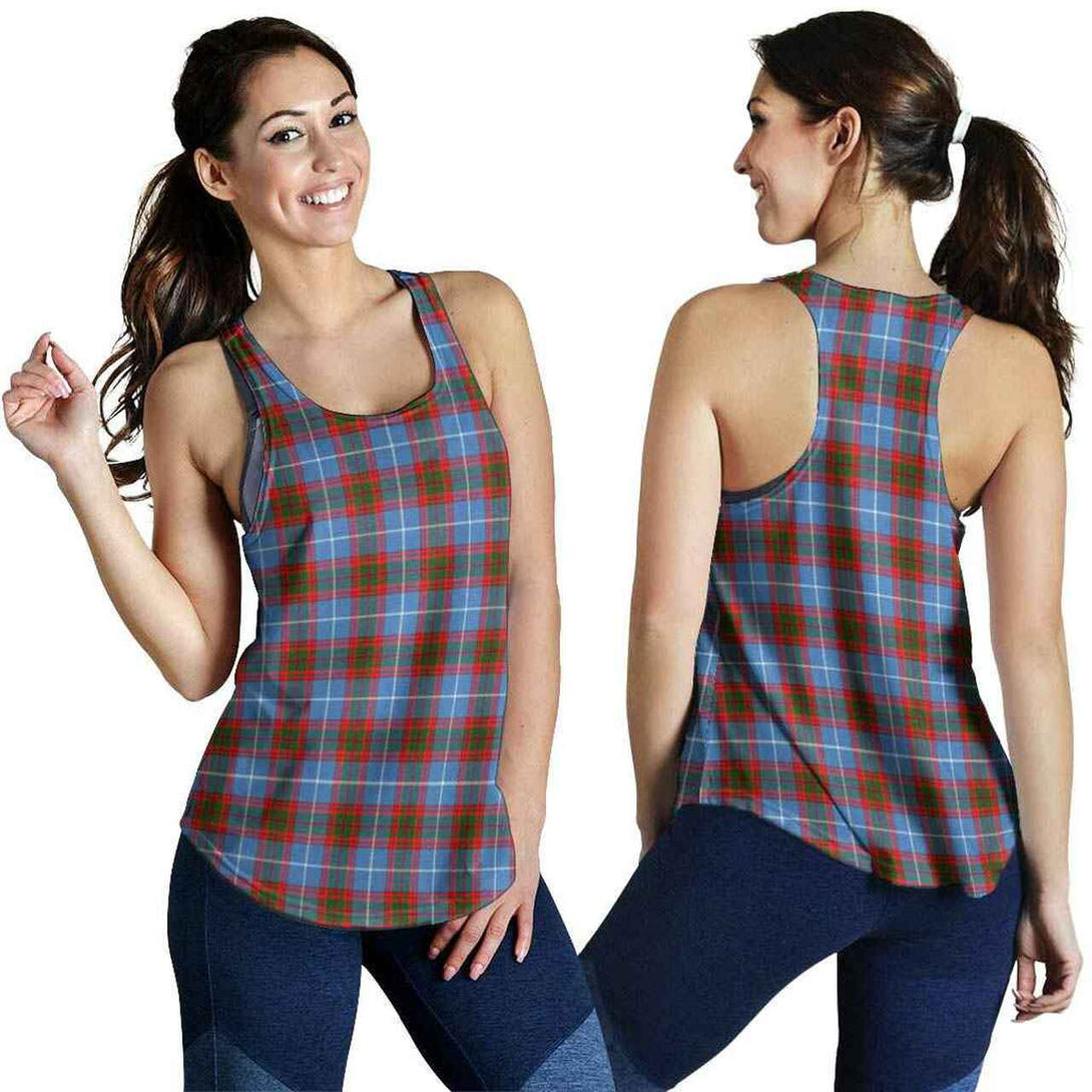 Edinburgh District Tartan Classic Women Racerback Tank