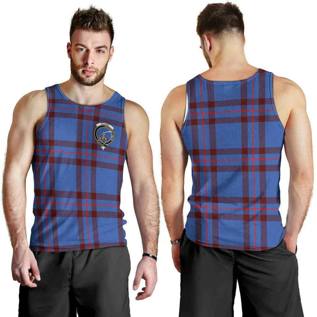 Elliot Tartan Classic Crest Men Tank Top