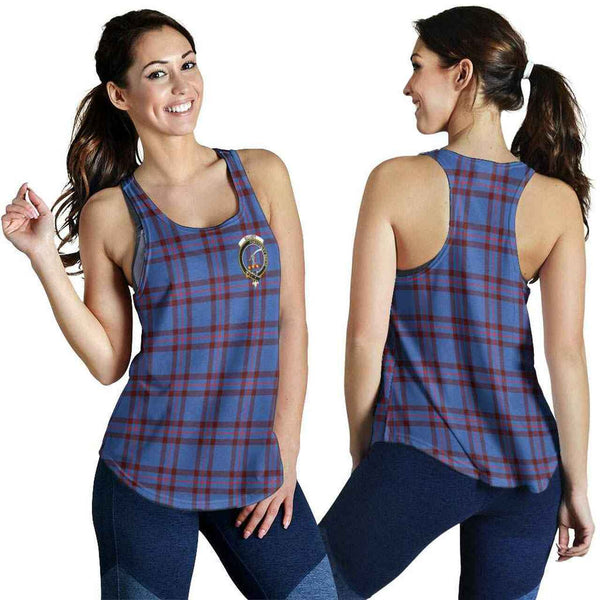 Elliot Tartan Classic Crest Women Racerback Tank