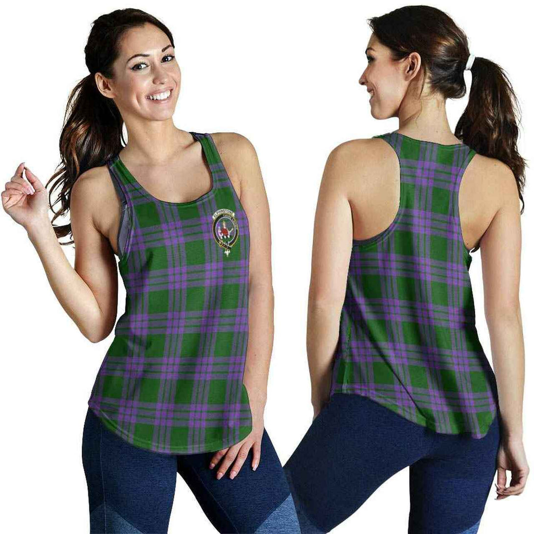 Elphinstone Tartan Classic Crest Women Racerback Tank