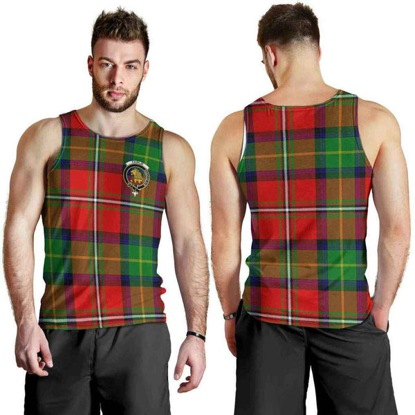 Fairlie Tartan Classic Crest Men Tank Top