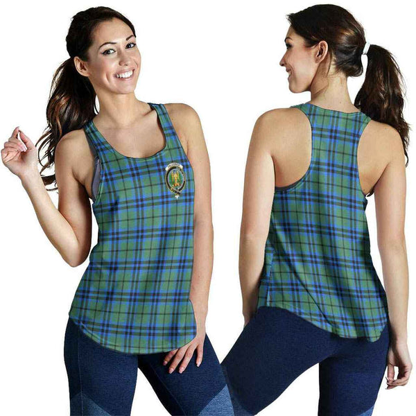 Falconer Tartan Classic Crest Women Racerback Tank