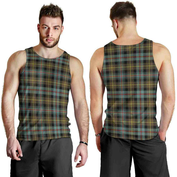 Farquharson Weathered Tartan Classic Men Tank Top