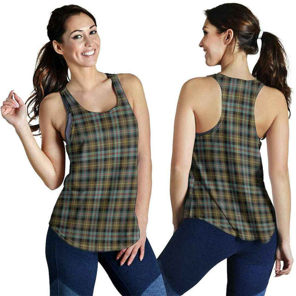 Farquharson Weathered Tartan Classic Women Racerback Tank