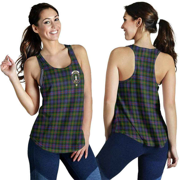 Fleming Tartan Classic Crest Women Racerback Tank