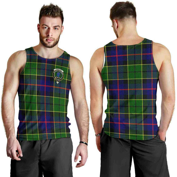 Forsyth Tartan Classic Crest Men Tank Top