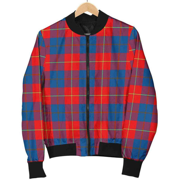 Galloway Red Tartan Classic Bomber Jacket