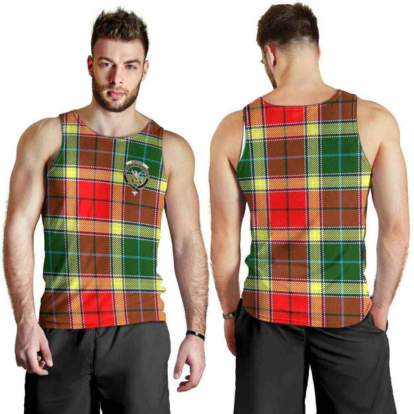 Gibson Tartan Classic Crest Men Tank Top