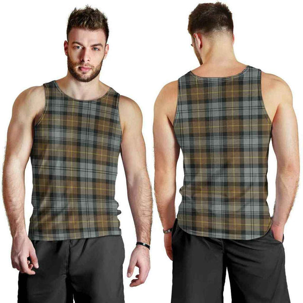 Gordon Weathered Tartan Classic Men Tank Top