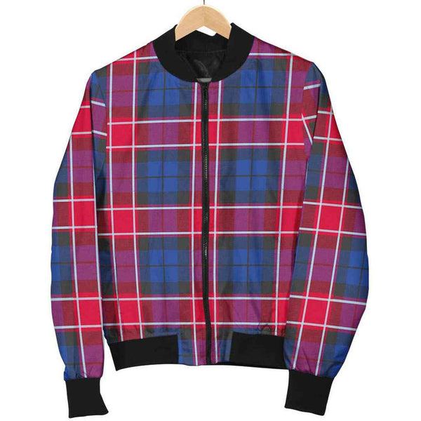 Graham of Menteith Red Tartan Classic Bomber Jacket