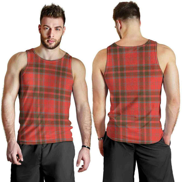 Grant Weathered Tartan Classic Men Tank Top