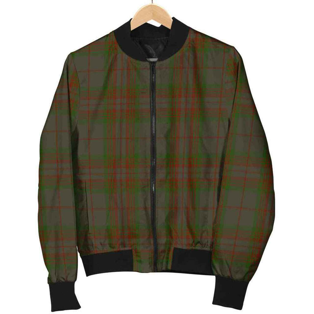 Gray Tartan Classic Bomber Jacket