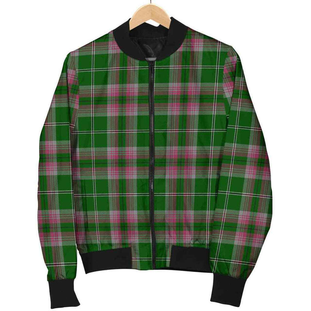 Gray Hunting Tartan Classic Bomber Jacket