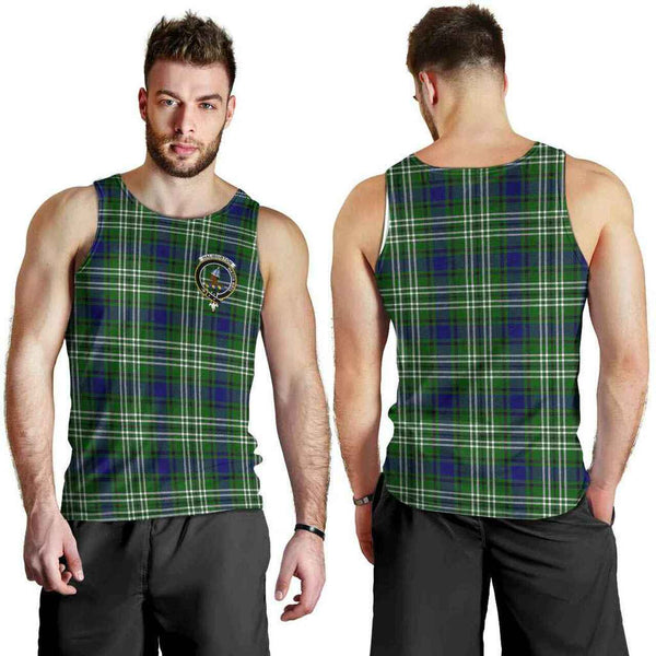 Haliburton Tartan Classic Crest Men Tank Top