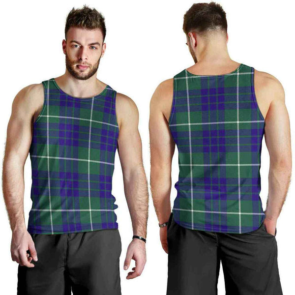 Hamilton Hunting Modern Tartan Classic Men Tank Top