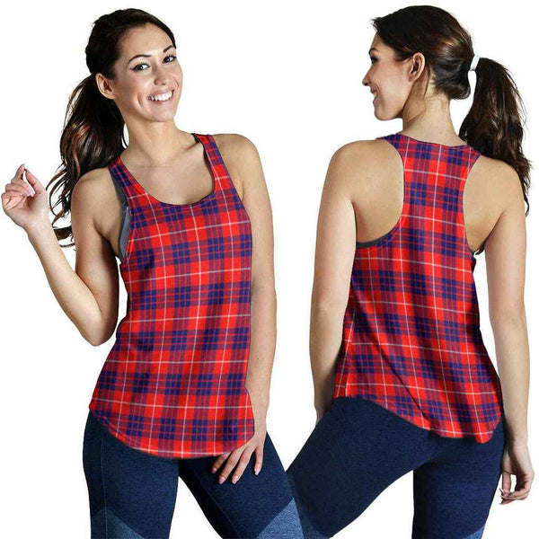 Hamilton Modern Tartan Classic Women Racerback Tank