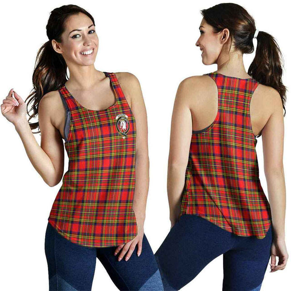 Hepburn Tartan Classic Crest Women Racerback Tank