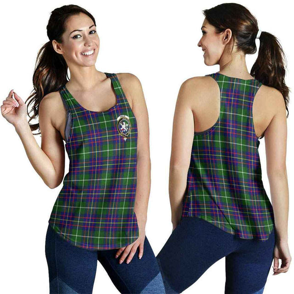 Inglis Tartan Classic Crest Women Racerback Tank