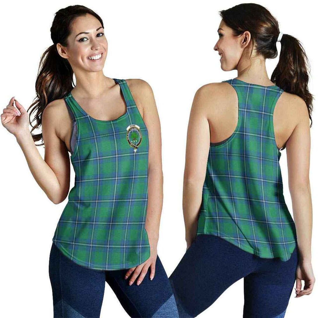 Irvine Tartan Classic Crest Women Racerback Tank