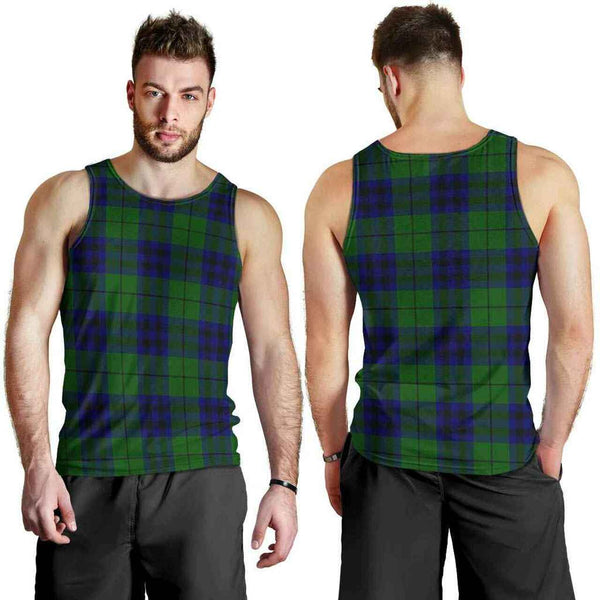 Keith Modern Tartan Classic Men Tank Top