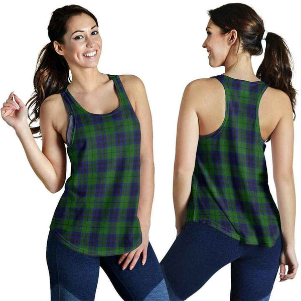 Keith Modern Tartan Classic Women Racerback Tank