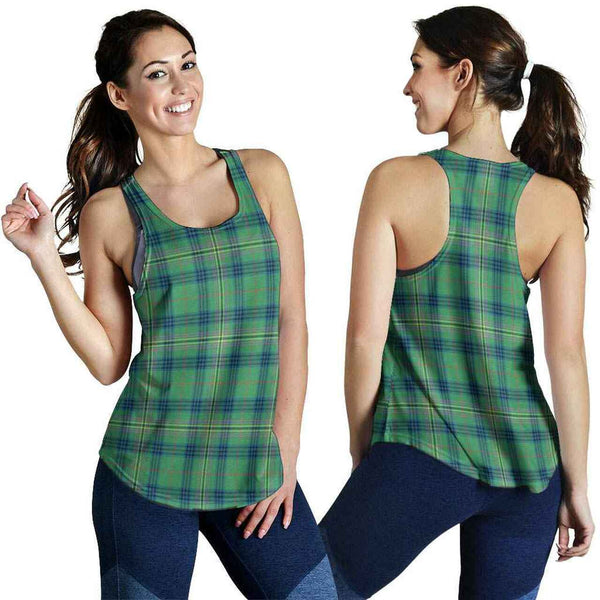 Kennedy Ancient Tartan Classic Women Racerback Tank