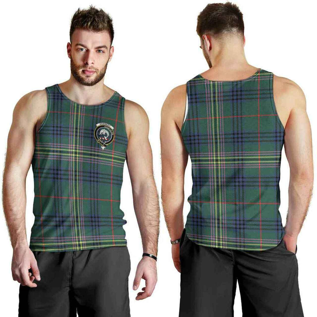 Kennedy Tartan Classic Crest Men Tank Top