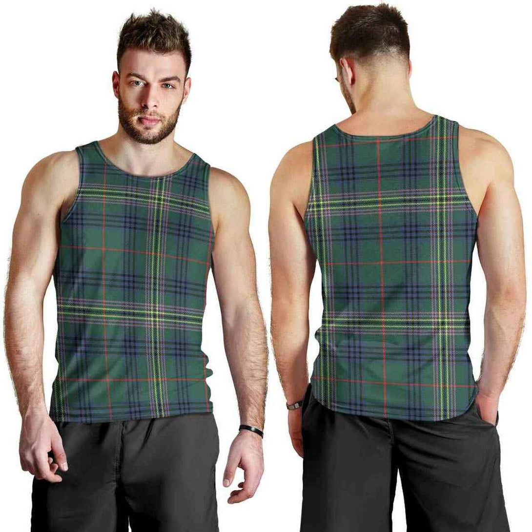 Kennedy Modern Tartan Classic Men Tank Top