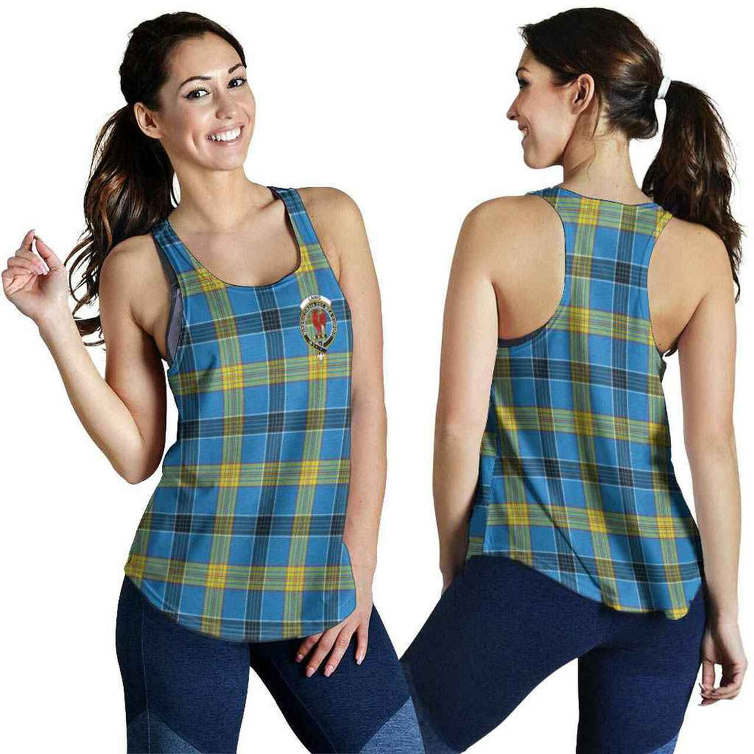 Laing Tartan Classic Crest Women Racerback Tank