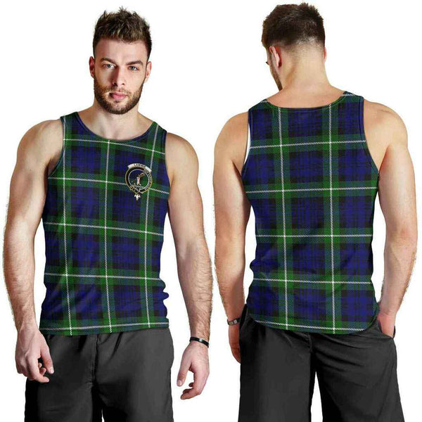 Lammie Tartan Classic Crest Men Tank Top