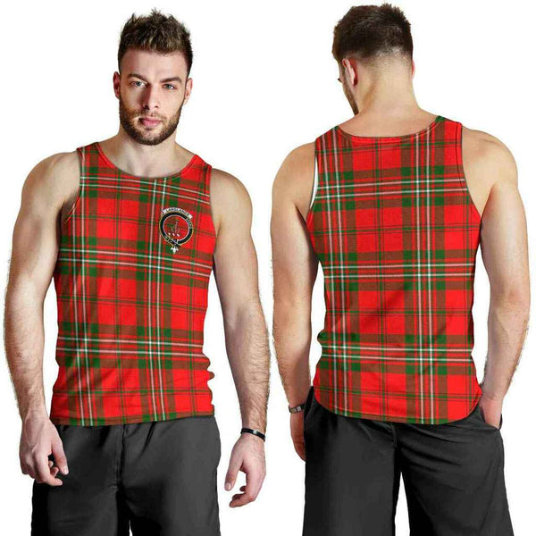 Langlands Tartan Classic Crest Men Tank Top