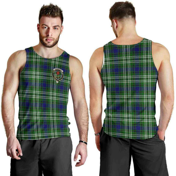 Learmonth Tartan Classic Crest Men Tank Top