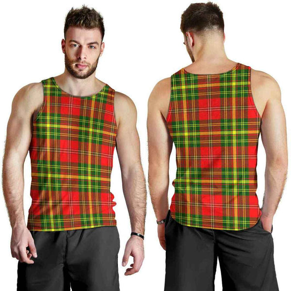 Leask Tartan Classic Men Tank Top