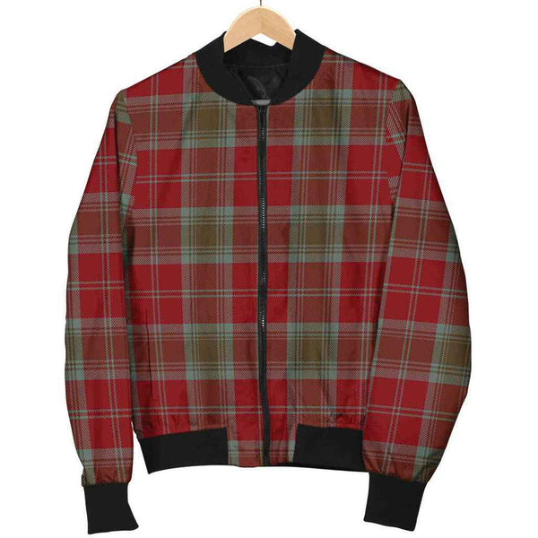 Lindsay Weathered Tartan Classic Bomber Jacket