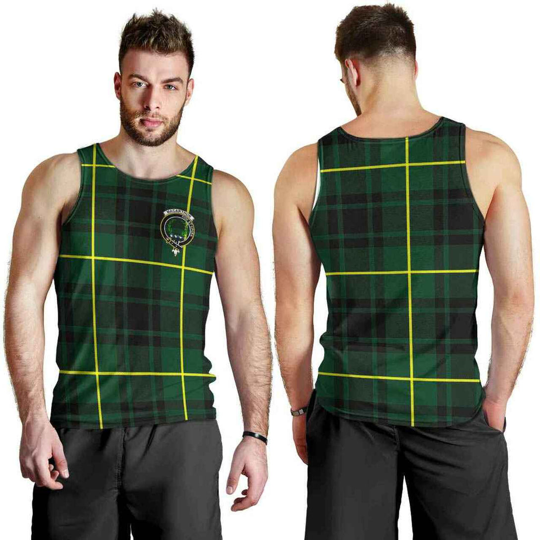 MacArthur Tartan Classic Crest Men Tank Top