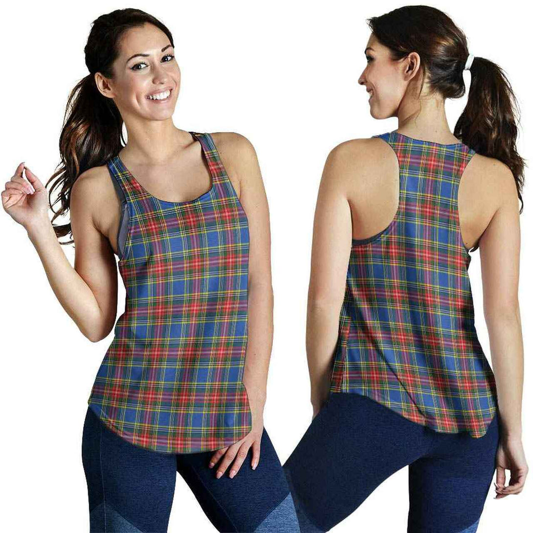 MacBeth Modern Tartan Classic Women Racerback Tank