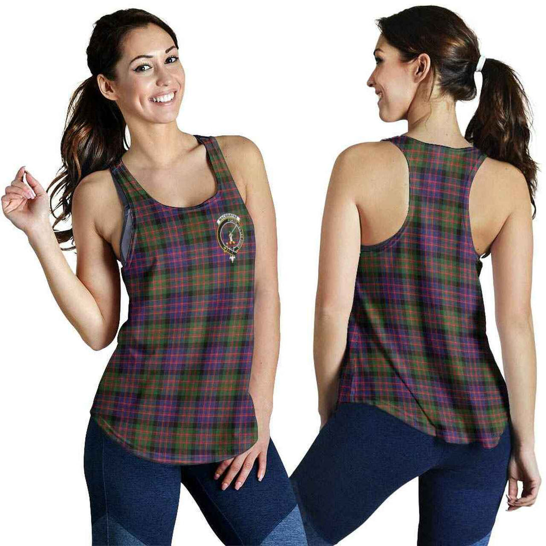 MacBrayne Tartan Classic Crest Women Racerback Tank