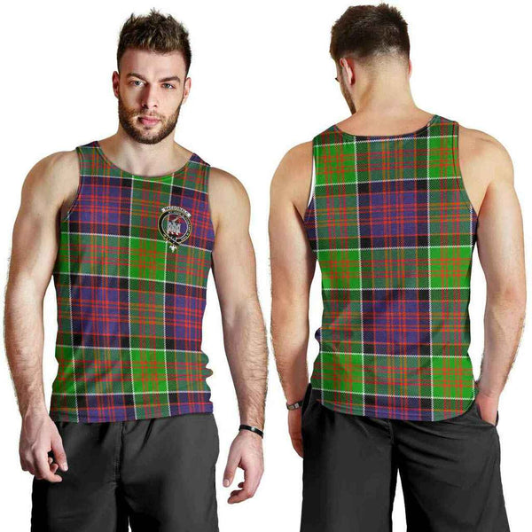 MacDonald (Clan Ranald) Tartan Classic Crest Men Tank Top