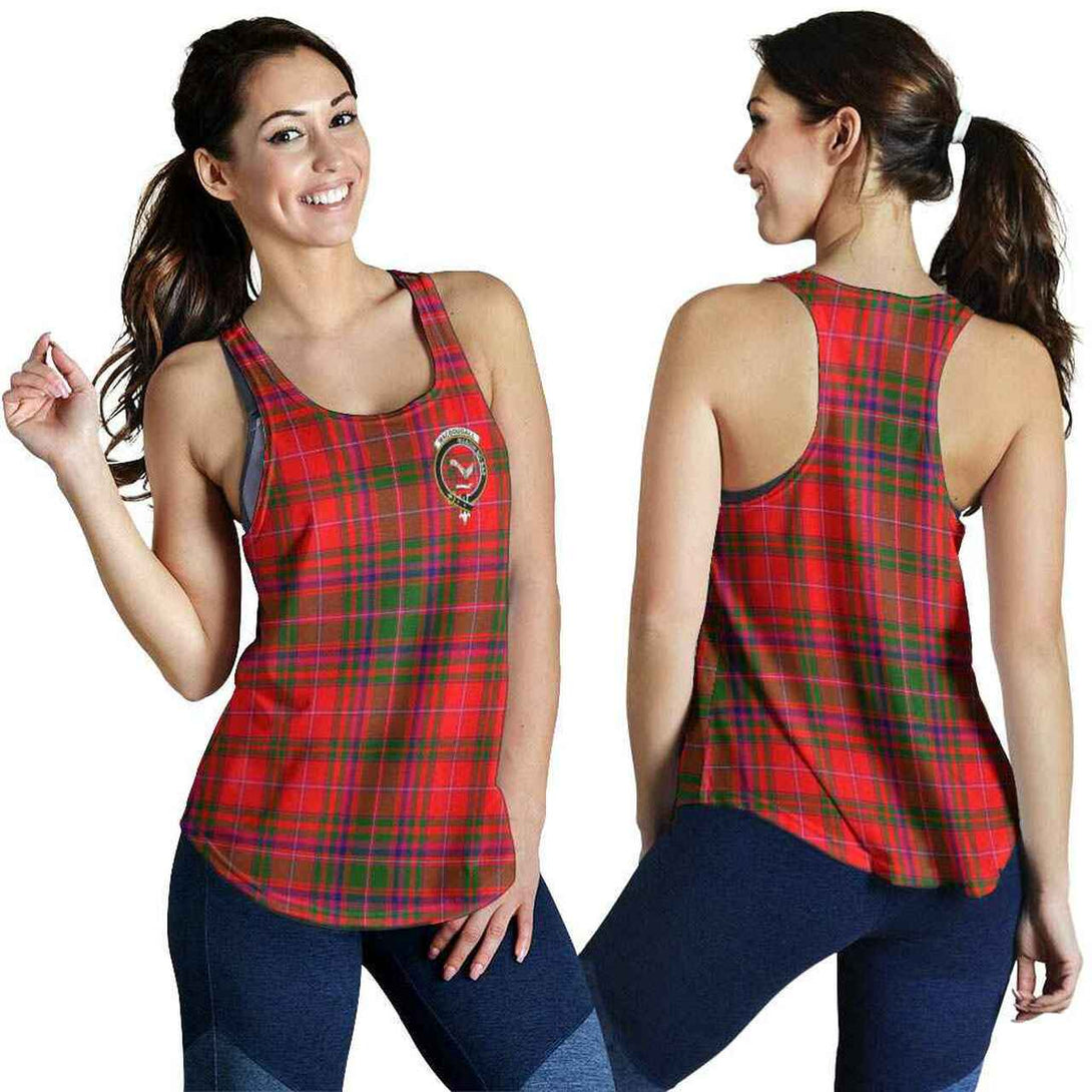 MacDougall Tartan Classic Crest Women Racerback Tank