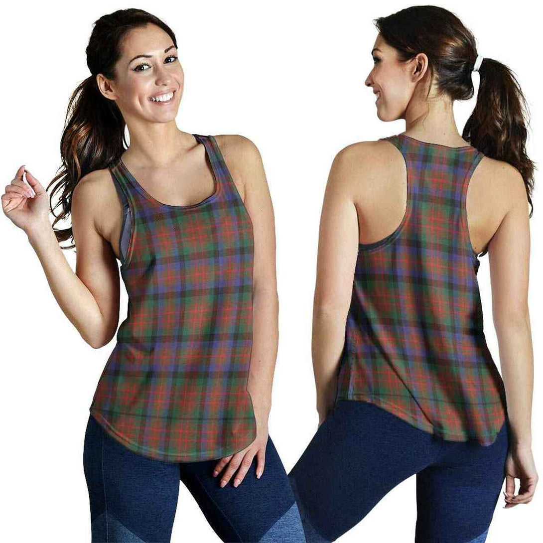 MacDuff Hunting Modern Tartan Classic Women Racerback Tank