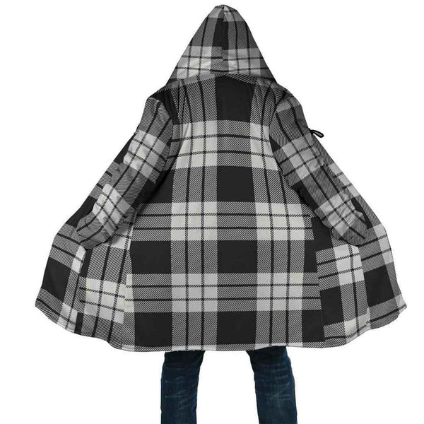 MacFarlane Black & White Ancient Tartan Classic Cloak