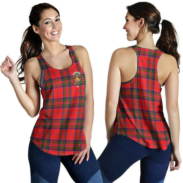 MacGillivray Tartan Classic Crest Women Racerback Tank