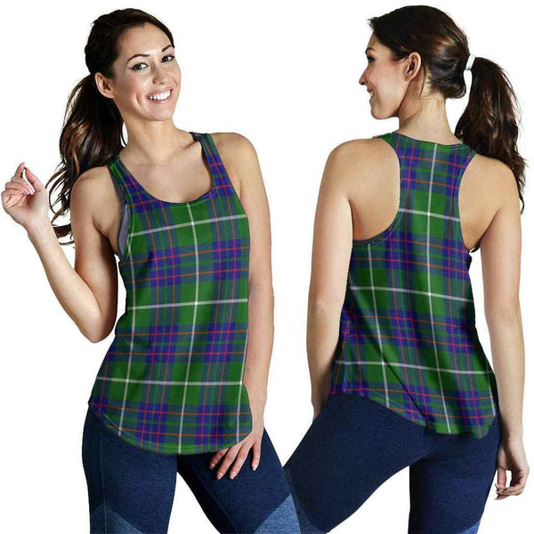 MacIntyre Hunting Modern Tartan Classic Women Racerback Tank