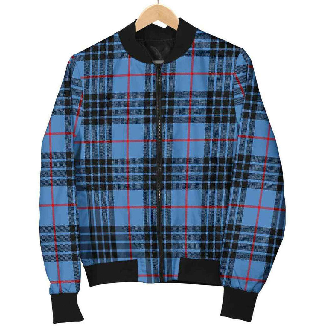 MacKay Blue Tartan Classic Bomber Jacket