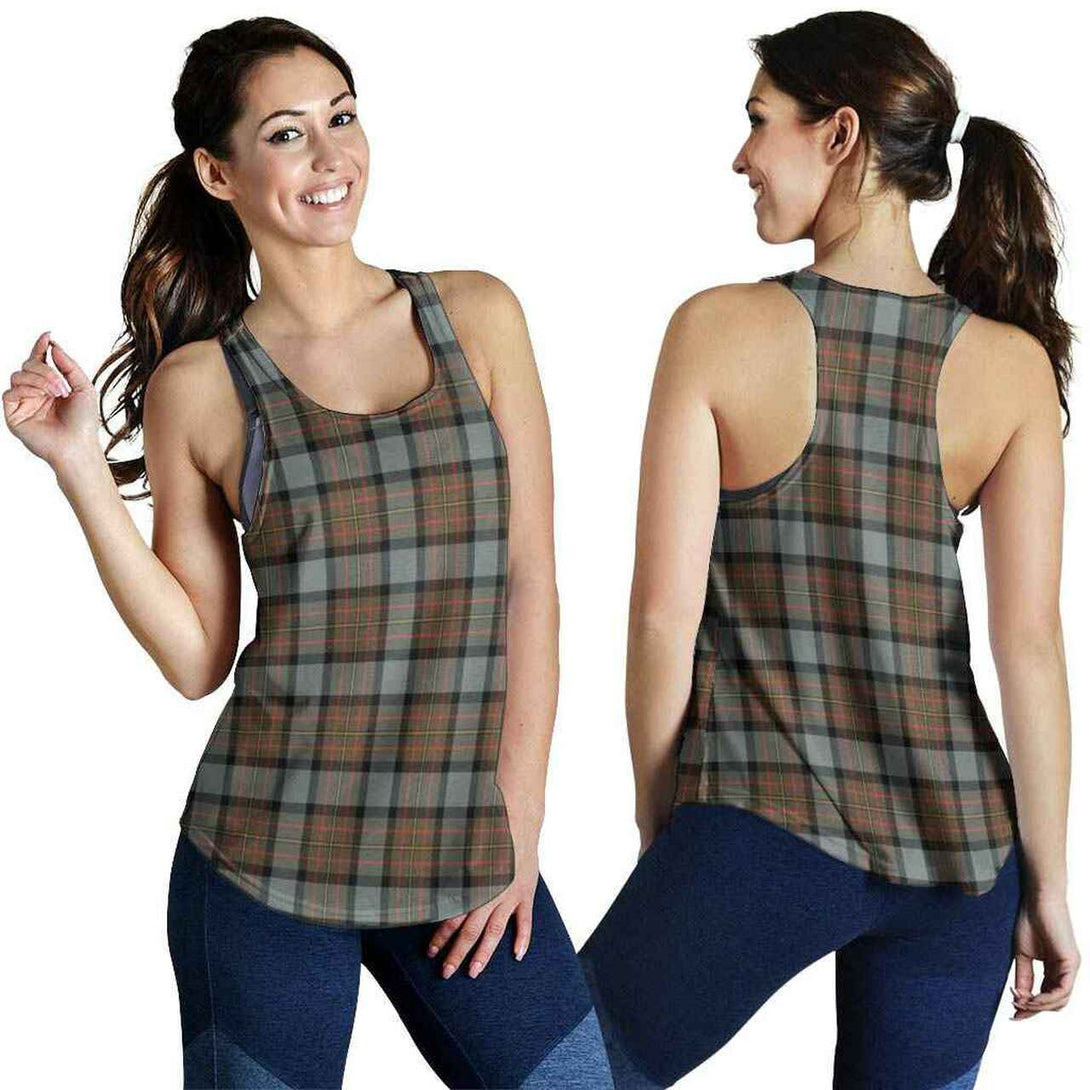 MacLaren Weathered Tartan Classic Women Racerback Tank