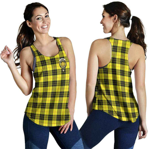 MacLeod Tartan Classic Crest Women Racerback Tank